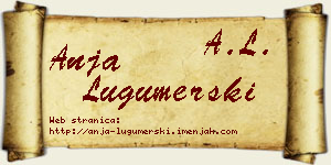 Anja Lugumerski vizit kartica